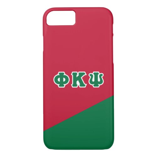 Phi Kappa Psi  Greek Letters iPhone 87 Case