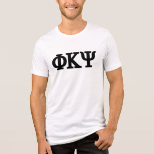 Phi Kappa Psi Greek Letters Logo 4 Tri-Blend Shirt