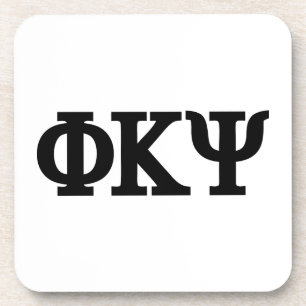 Phi Kappa Psi Greek Letters Logo Beverage Coaster