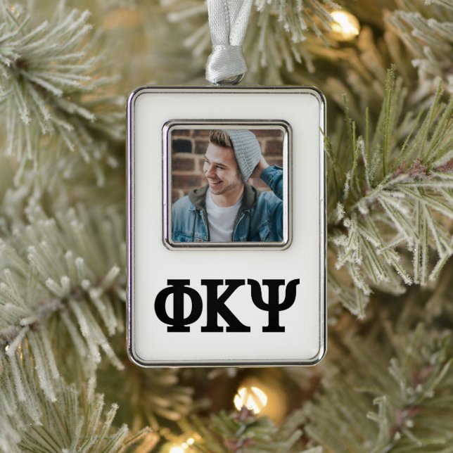 Phi Kappa Psi Greek Letters Logo Christmas Ornament (Tree)
