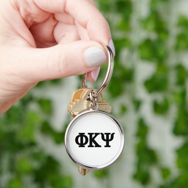 Phi Kappa Psi Greek Letters Logo Keychain (Hand)