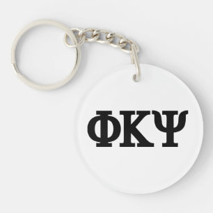 Phi Kappa Psi Greek Letters Logo Keychain