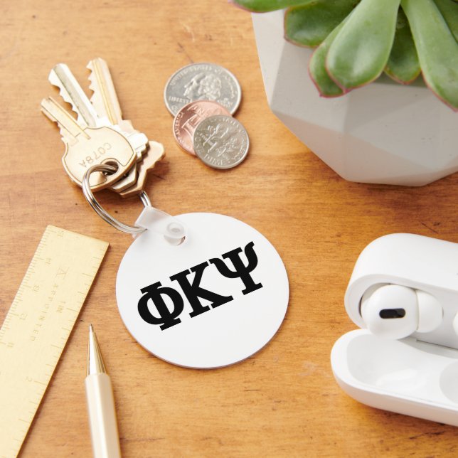 Phi Kappa Psi Greek Letters Logo Keychain (Desk)