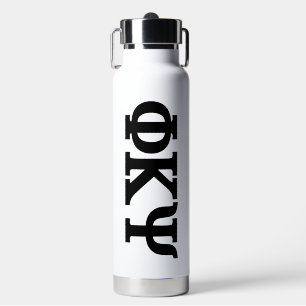 Phi Kappa Psi Greek Letters Logo Water Bottle