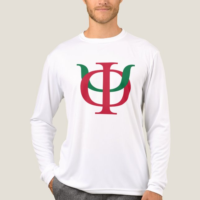Phi Kappa Psi Intertwined Greek Letters Logo 4 Tri-Blend Shirt (Front)