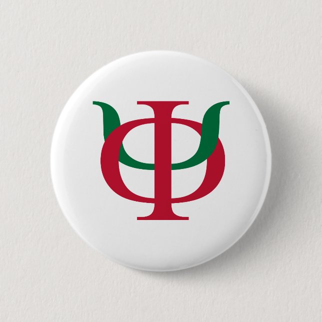 Phi Kappa Psi Intertwined Greek Letters Logo Button (Front)