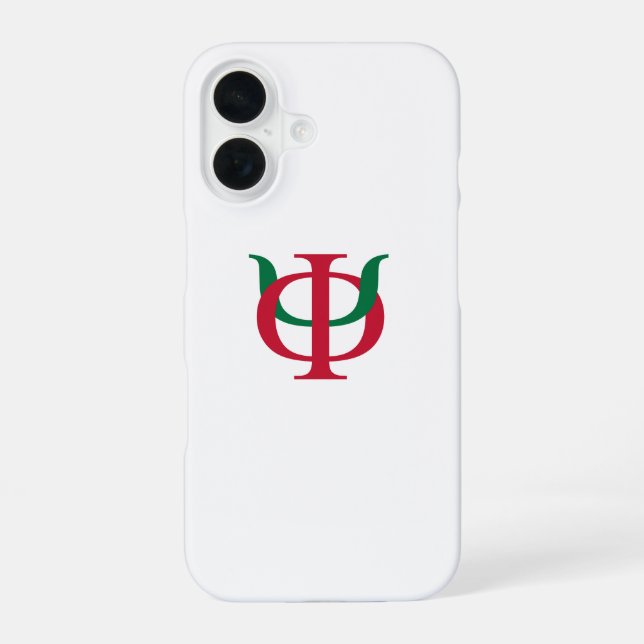Phi Kappa Psi Intertwined Greek Letters Logo iPhone Case (Back)