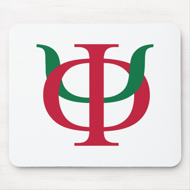 Phi Kappa Psi Intertwined Greek Letters Logo Mouse Pad (Front)