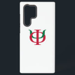 Phi Kappa Psi Intertwined Greek Letters Logo Samsung Galaxy S22 Ultra Case<br><div class="desc">This product proudly showcases the iconic Greek letters of Phi Kappa Psi Fraternity, elegantly intertwined in its traditional colors. The stylized Phi (Φ) and Psi (Ψ) are presented in a vibrant combination of red and green, creating a strong and recognizable symbol of the fraternity's bond. This classic representation embodies the...</div>