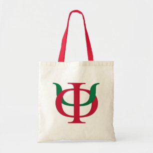 Phi Kappa Psi Intertwined Greek Letters Logo Tote Bag