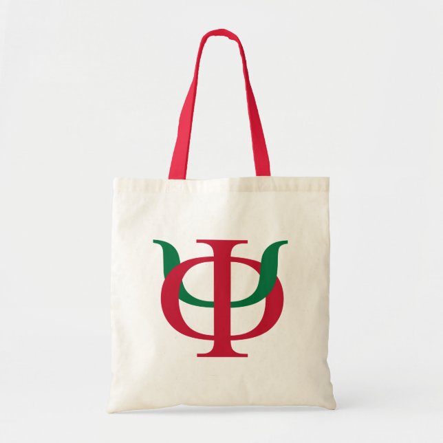 Phi Kappa Psi Intertwined Greek Letters Logo Tote Bag (Front)