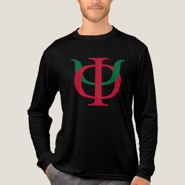 Phi Kappa Psi Intertwined Greek Letters Logo Tri-Blend Shirt (Front)