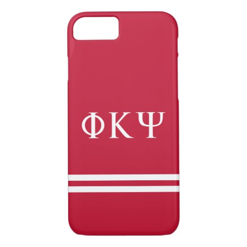 Phi Kappa Psi  Sport Stripe iPhone 87 Case