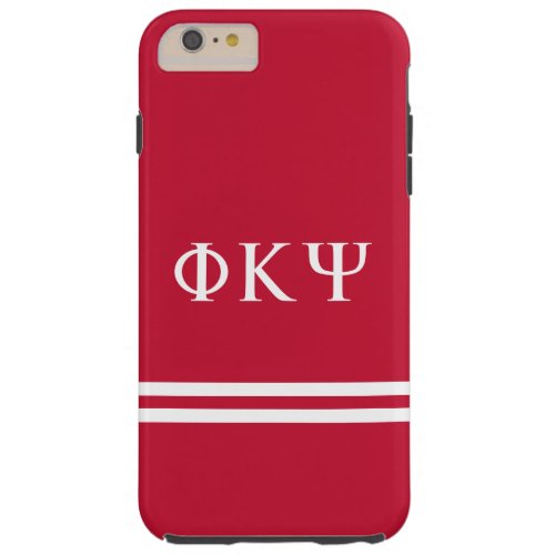 Phi Kappa Psi  Sport Stripe Tough iPhone 6 Plus Case