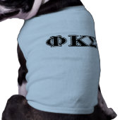Phi Kappa Sigma Black Letters 2 Tee (Back)