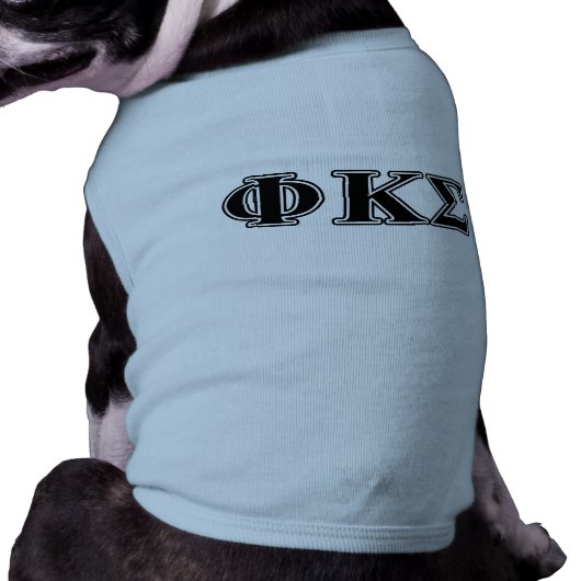 Phi Kappa Sigma Black Letters 2 Tee (Back)
