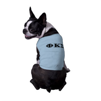 Phi Kappa Sigma Black Letters 2 Tee
