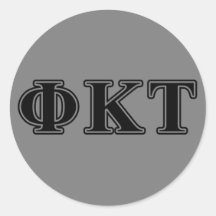 Phi Kappa Tau Letter Design Handkerchief/Hanky 