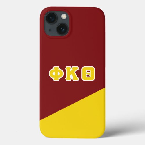 Phi Kappa Theta  Greek Letters iPhone 13 Case