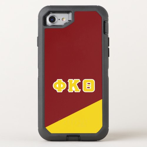 Phi Kappa Theta  Greek Letters OtterBox Defender iPhone SE87 Case