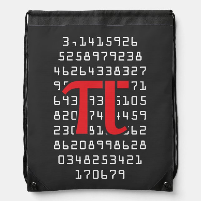 Phi number drawstring bag (Front)