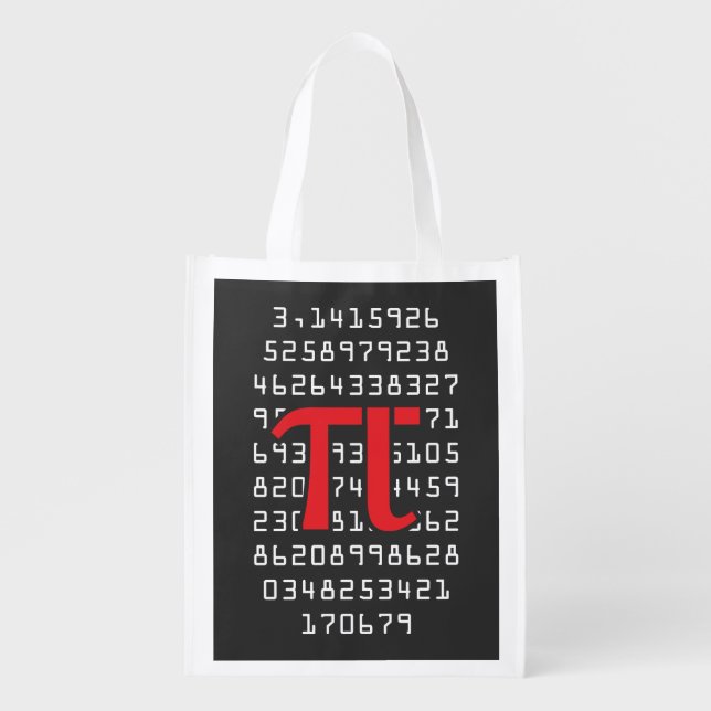Phi number grocery bag