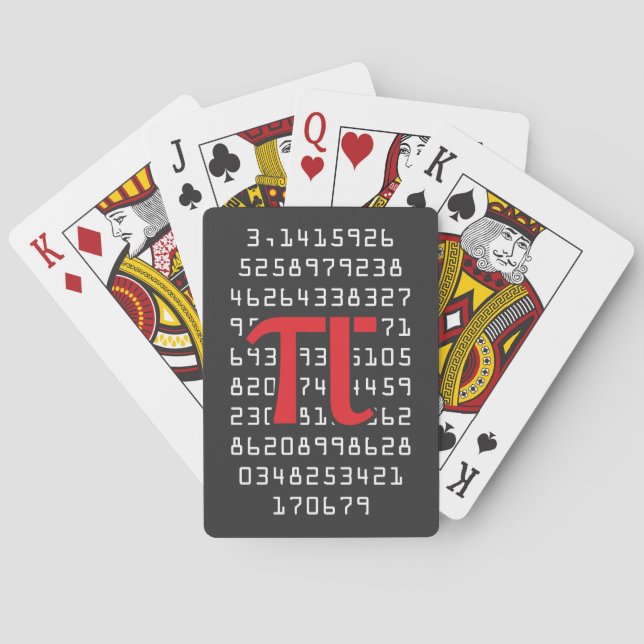 Phi number poker cards (Back)