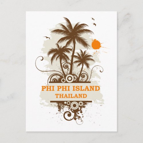 Phi Phi Island Thailand Postcard