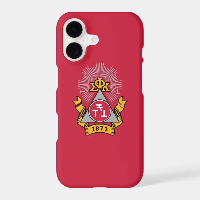 Phi Sigma Kappa Crest Case-Mate iPhone Case (Back)