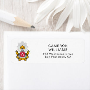Phi Sigma Kappa Crest Label