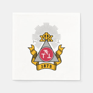 Phi Sigma Kappa Crest Napkins