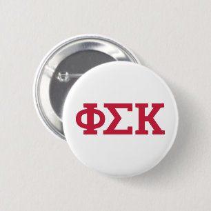 Phi Sigma Kappa Letters Button