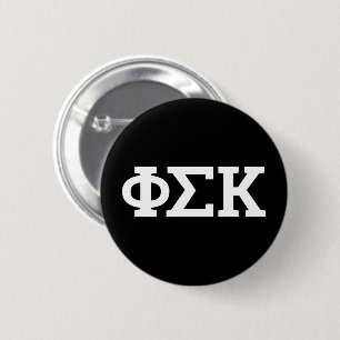 Phi Sigma Kappa Letters Button