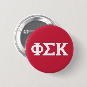 Phi Sigma Kappa Letters Button