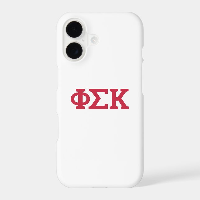 Phi Sigma Kappa Letters Case-Mate iPhone Case (Back)