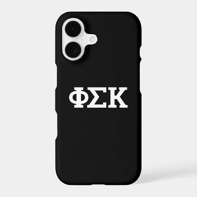 Phi Sigma Kappa Letters Case-Mate iPhone Case (Back)