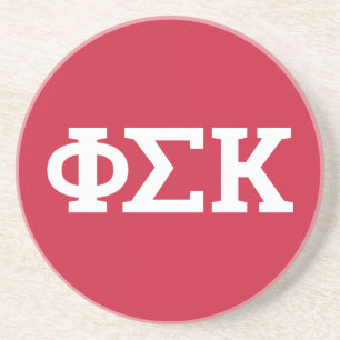 Phi Sigma Kappa Letters Coaster