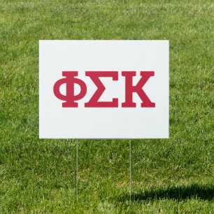 Phi Sigma Kappa Letters Sign