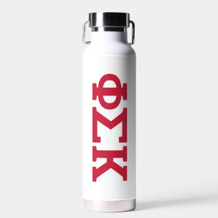 Phi Sigma Kappa Letters Water Bottle