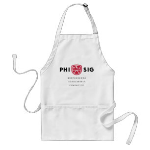 Phi Sigma Kappa Principles Adult Apron