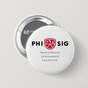Phi Sigma Kappa Principles Button