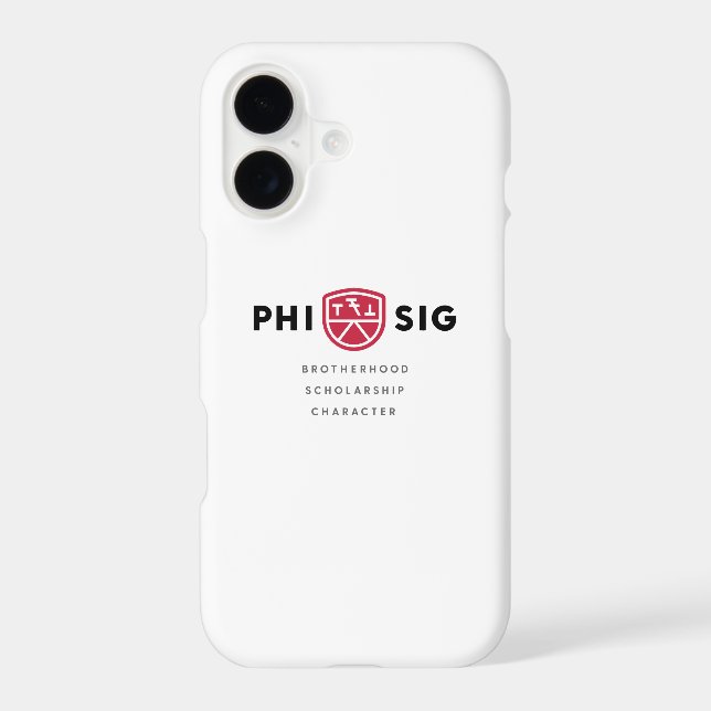 Phi Sigma Kappa Principles Case-Mate iPhone Case (Back)