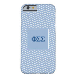 Phi Sigma Sigma | Chevron Pattern Barely There iPhone 6 Case