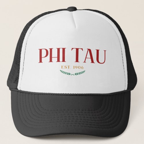 Phi Tau Trucker Hat – Washington State Greek