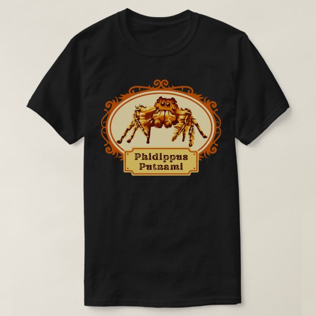 Phidippus Putnami Jumping Spider 1 T-Shirt (Design Front)