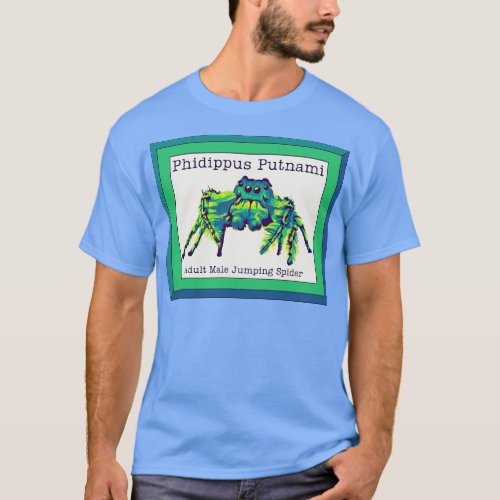 Phidippus Putnami Jumping Spider T_Shirt