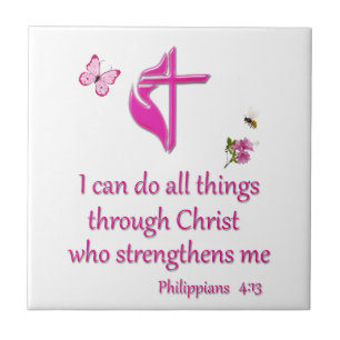 Phiilipeans 4:16 ceramic tile