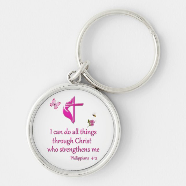 Phiilipeans 4:16  keychain (Front)