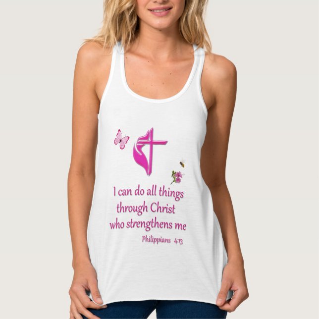 Phiilipeans 4:16  tank top (Front)