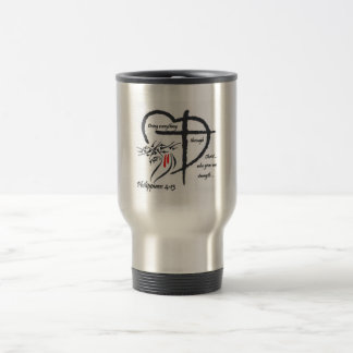 Phil 4:13 travel mug